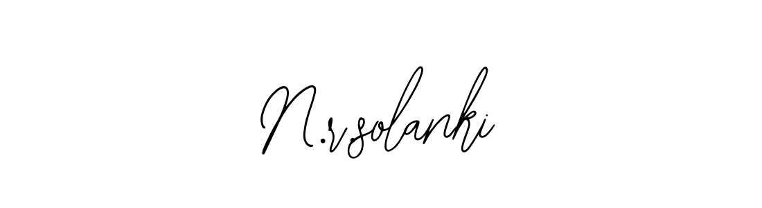 Also we have N.r.solanki name is the best signature style. Create professional handwritten signature collection using Bearetta-2O07w autograph style. N.r.solanki signature style 12 images and pictures png