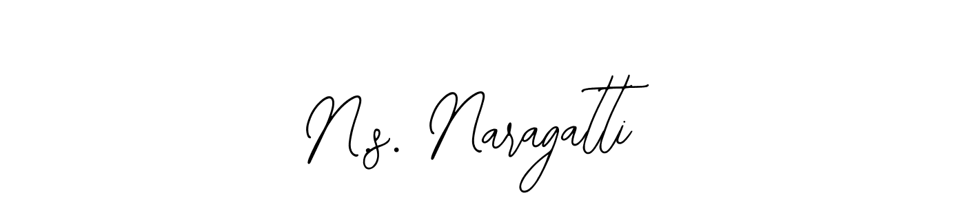 Use a signature maker to create a handwritten signature online. With this signature software, you can design (Bearetta-2O07w) your own signature for name N.s. Naragatti. N.s. Naragatti signature style 12 images and pictures png