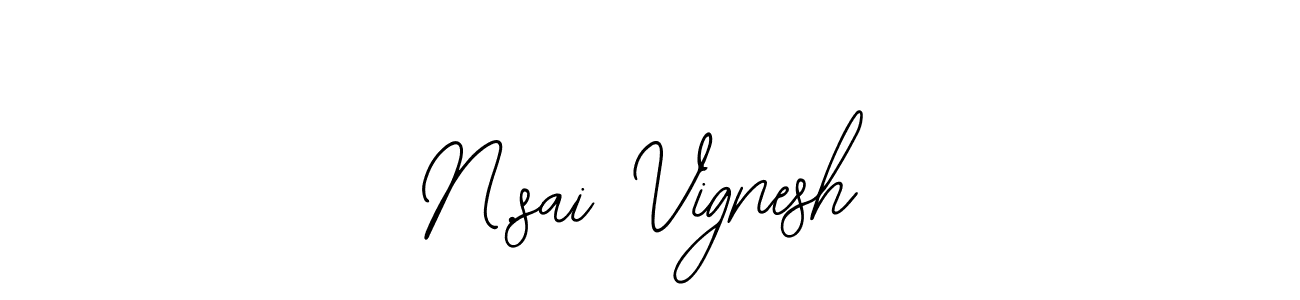 You can use this online signature creator to create a handwritten signature for the name N.sai Vignesh. This is the best online autograph maker. N.sai Vignesh signature style 12 images and pictures png