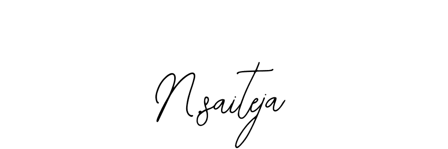 Create a beautiful signature design for name N.saiteja. With this signature (Bearetta-2O07w) fonts, you can make a handwritten signature for free. N.saiteja signature style 12 images and pictures png