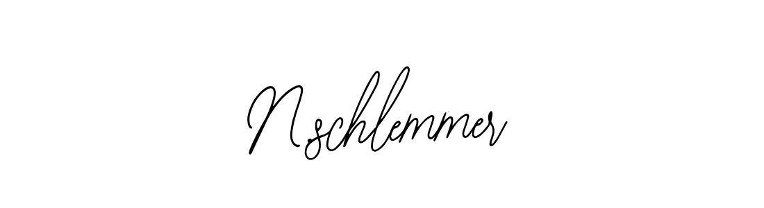 Make a beautiful signature design for name N.schlemmer. With this signature (Bearetta-2O07w) style, you can create a handwritten signature for free. N.schlemmer signature style 12 images and pictures png