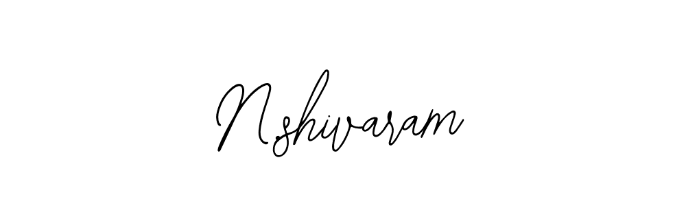 The best way (Bearetta-2O07w) to make a short signature is to pick only two or three words in your name. The name N.shivaram include a total of six letters. For converting this name. N.shivaram signature style 12 images and pictures png