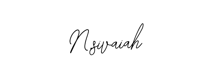 How to Draw N.sivaiah signature style? Bearetta-2O07w is a latest design signature styles for name N.sivaiah. N.sivaiah signature style 12 images and pictures png