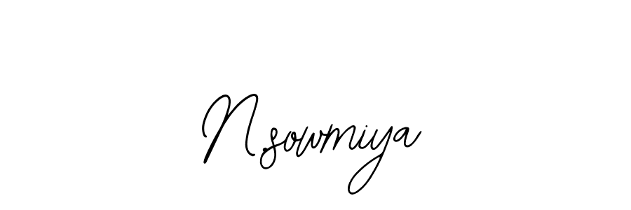 N.sowmiya stylish signature style. Best Handwritten Sign (Bearetta-2O07w) for my name. Handwritten Signature Collection Ideas for my name N.sowmiya. N.sowmiya signature style 12 images and pictures png