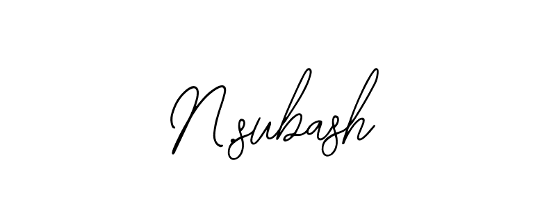 Here are the top 10 professional signature styles for the name N.subash. These are the best autograph styles you can use for your name. N.subash signature style 12 images and pictures png