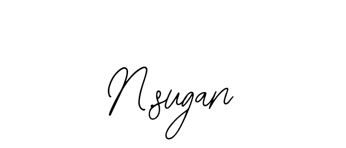 How to make N.sugan signature? Bearetta-2O07w is a professional autograph style. Create handwritten signature for N.sugan name. N.sugan signature style 12 images and pictures png