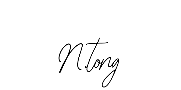 You should practise on your own different ways (Bearetta-2O07w) to write your name (N.tong) in signature. don't let someone else do it for you. N.tong signature style 12 images and pictures png