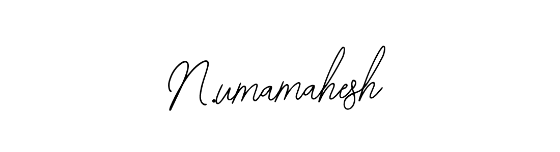 Design your own signature with our free online signature maker. With this signature software, you can create a handwritten (Bearetta-2O07w) signature for name N.umamahesh. N.umamahesh signature style 12 images and pictures png
