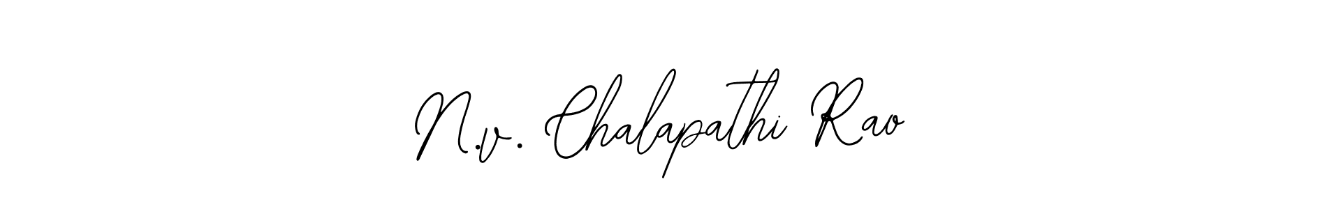 How to make N.v. Chalapathi Rao signature? Bearetta-2O07w is a professional autograph style. Create handwritten signature for N.v. Chalapathi Rao name. N.v. Chalapathi Rao signature style 12 images and pictures png