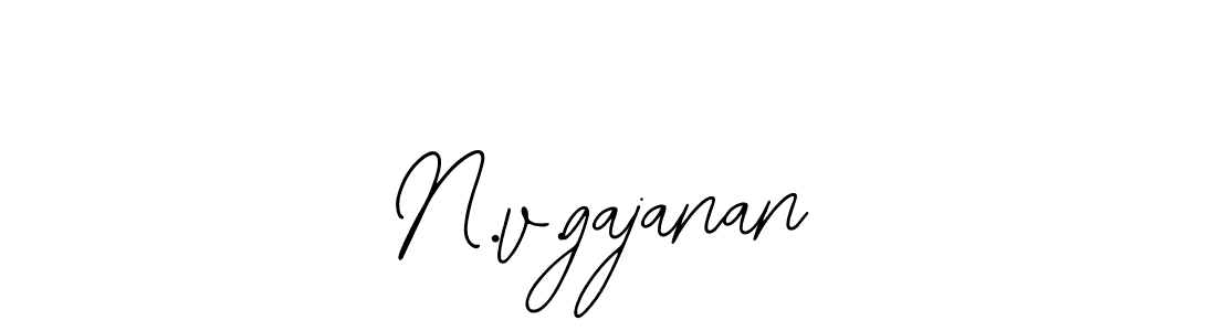 It looks lik you need a new signature style for name N.v.gajanan. Design unique handwritten (Bearetta-2O07w) signature with our free signature maker in just a few clicks. N.v.gajanan signature style 12 images and pictures png