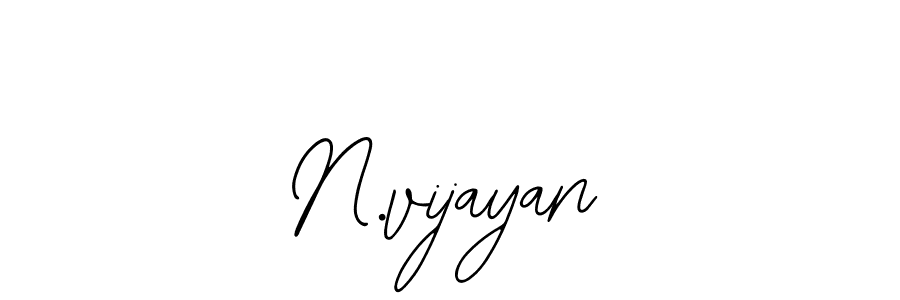 The best way (Bearetta-2O07w) to make a short signature is to pick only two or three words in your name. The name N.vijayan include a total of six letters. For converting this name. N.vijayan signature style 12 images and pictures png