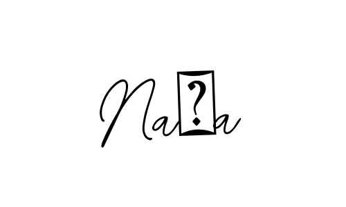 if you are searching for the best signature style for your name Nađa. so please give up your signature search. here we have designed multiple signature styles  using Bearetta-2O07w. Nađa signature style 12 images and pictures png