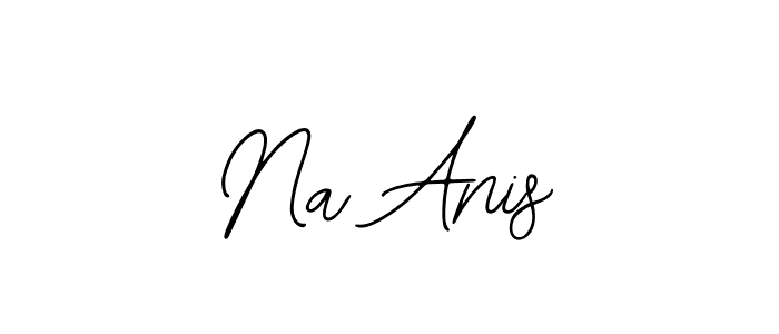 Use a signature maker to create a handwritten signature online. With this signature software, you can design (Bearetta-2O07w) your own signature for name Na Anis. Na Anis signature style 12 images and pictures png