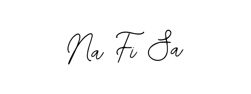 Make a beautiful signature design for name Na Fi Sa. With this signature (Bearetta-2O07w) style, you can create a handwritten signature for free. Na Fi Sa signature style 12 images and pictures png