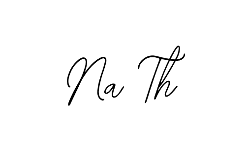 The best way (Bearetta-2O07w) to make a short signature is to pick only two or three words in your name. The name Na Th include a total of six letters. For converting this name. Na Th signature style 12 images and pictures png