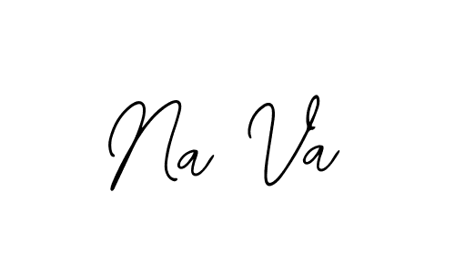 How to make Na Va name signature. Use Bearetta-2O07w style for creating short signs online. This is the latest handwritten sign. Na Va signature style 12 images and pictures png
