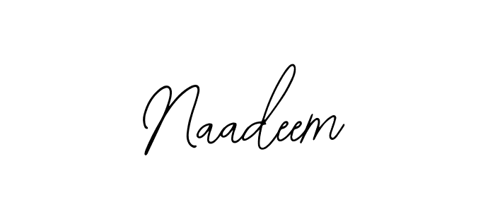 How to make Naadeem signature? Bearetta-2O07w is a professional autograph style. Create handwritten signature for Naadeem name. Naadeem signature style 12 images and pictures png