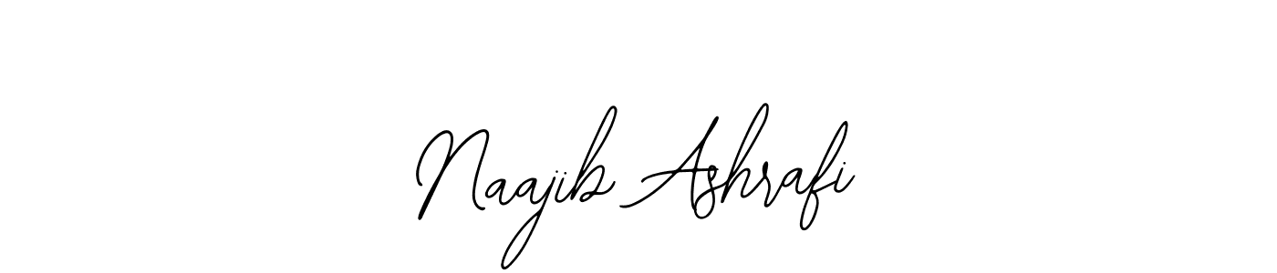 Design your own signature with our free online signature maker. With this signature software, you can create a handwritten (Bearetta-2O07w) signature for name Naajib Ashrafi. Naajib Ashrafi signature style 12 images and pictures png