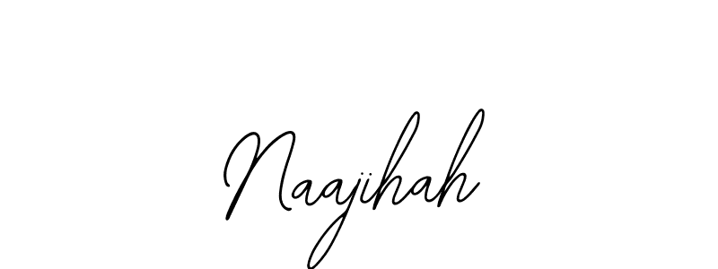 if you are searching for the best signature style for your name Naajihah. so please give up your signature search. here we have designed multiple signature styles  using Bearetta-2O07w. Naajihah signature style 12 images and pictures png