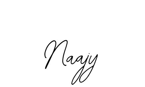 Use a signature maker to create a handwritten signature online. With this signature software, you can design (Bearetta-2O07w) your own signature for name Naajy. Naajy signature style 12 images and pictures png