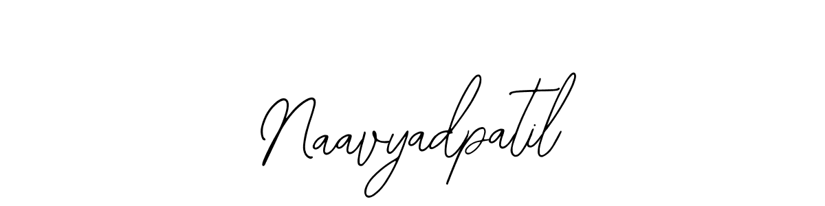 Use a signature maker to create a handwritten signature online. With this signature software, you can design (Bearetta-2O07w) your own signature for name Naavyadpatil. Naavyadpatil signature style 12 images and pictures png