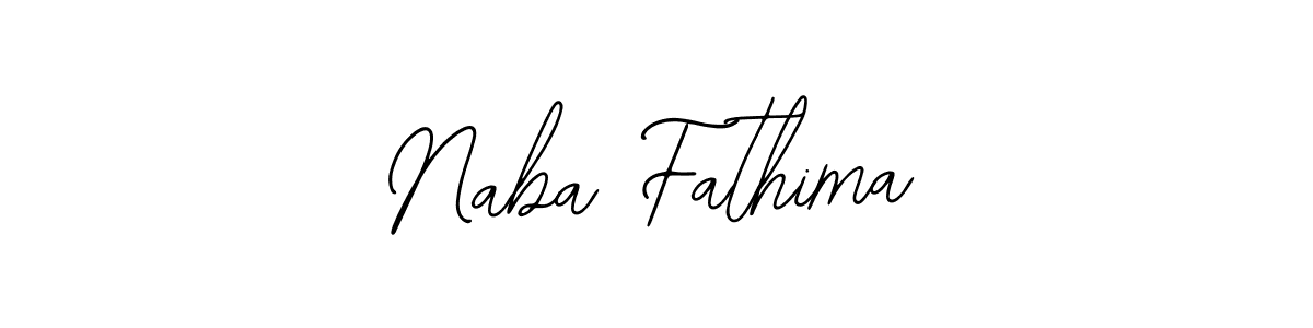 Naba Fathima stylish signature style. Best Handwritten Sign (Bearetta-2O07w) for my name. Handwritten Signature Collection Ideas for my name Naba Fathima. Naba Fathima signature style 12 images and pictures png