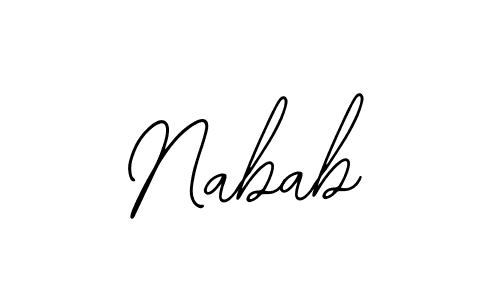 Here are the top 10 professional signature styles for the name Nabab. These are the best autograph styles you can use for your name. Nabab signature style 12 images and pictures png