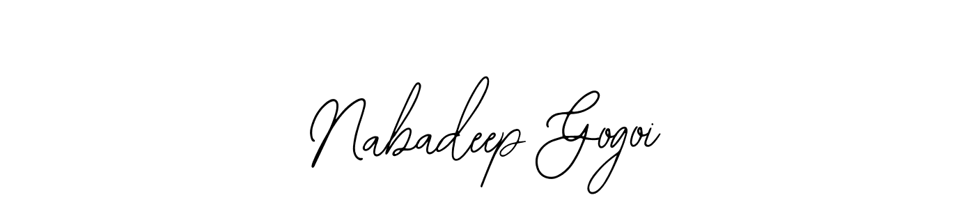 Also we have Nabadeep Gogoi name is the best signature style. Create professional handwritten signature collection using Bearetta-2O07w autograph style. Nabadeep Gogoi signature style 12 images and pictures png