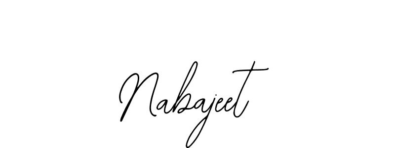 Here are the top 10 professional signature styles for the name Nabajeet. These are the best autograph styles you can use for your name. Nabajeet signature style 12 images and pictures png