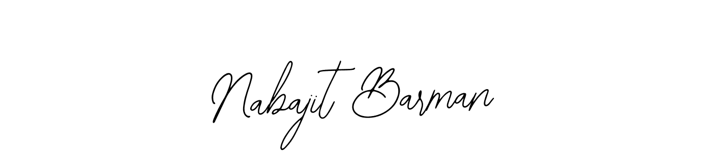 Also You can easily find your signature by using the search form. We will create Nabajit Barman name handwritten signature images for you free of cost using Bearetta-2O07w sign style. Nabajit Barman signature style 12 images and pictures png