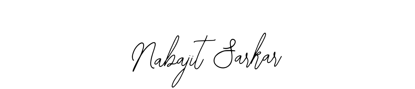 The best way (Bearetta-2O07w) to make a short signature is to pick only two or three words in your name. The name Nabajit Sarkar include a total of six letters. For converting this name. Nabajit Sarkar signature style 12 images and pictures png