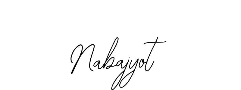 The best way (Bearetta-2O07w) to make a short signature is to pick only two or three words in your name. The name Nabajyot include a total of six letters. For converting this name. Nabajyot signature style 12 images and pictures png