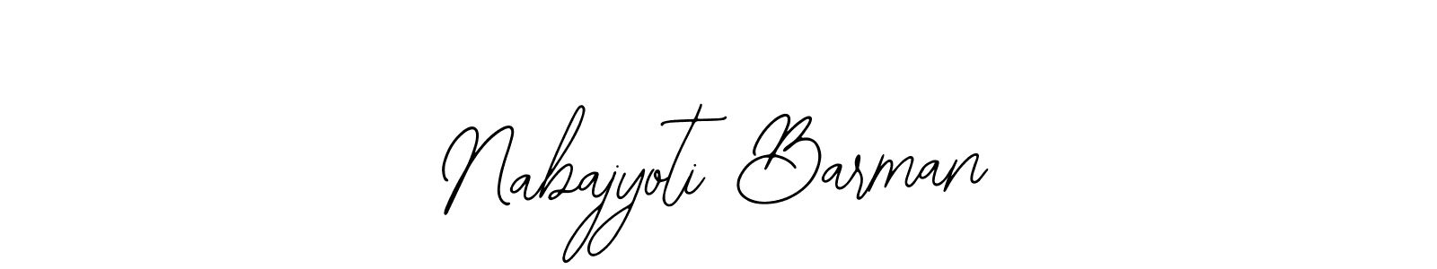 if you are searching for the best signature style for your name Nabajyoti Barman. so please give up your signature search. here we have designed multiple signature styles  using Bearetta-2O07w. Nabajyoti Barman signature style 12 images and pictures png