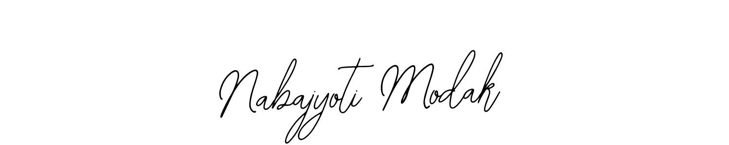 Nabajyoti Modak stylish signature style. Best Handwritten Sign (Bearetta-2O07w) for my name. Handwritten Signature Collection Ideas for my name Nabajyoti Modak. Nabajyoti Modak signature style 12 images and pictures png