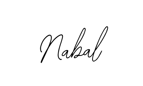 Nabal stylish signature style. Best Handwritten Sign (Bearetta-2O07w) for my name. Handwritten Signature Collection Ideas for my name Nabal. Nabal signature style 12 images and pictures png