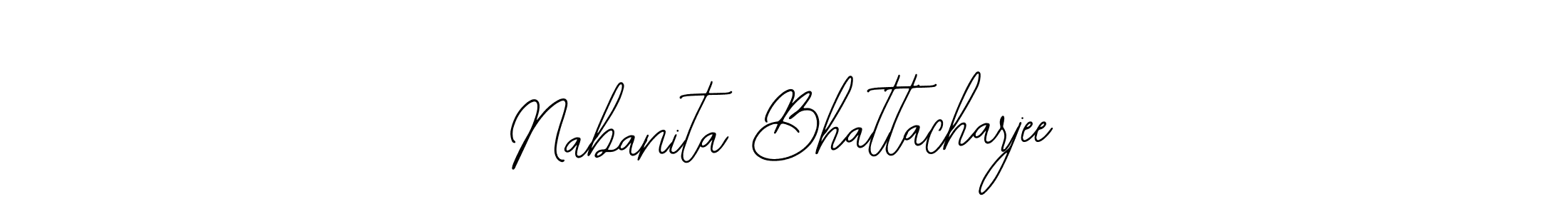 Use a signature maker to create a handwritten signature online. With this signature software, you can design (Bearetta-2O07w) your own signature for name Nabanita Bhattacharjee. Nabanita Bhattacharjee signature style 12 images and pictures png
