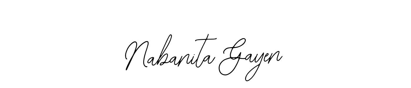 This is the best signature style for the Nabanita Gayen name. Also you like these signature font (Bearetta-2O07w). Mix name signature. Nabanita Gayen signature style 12 images and pictures png