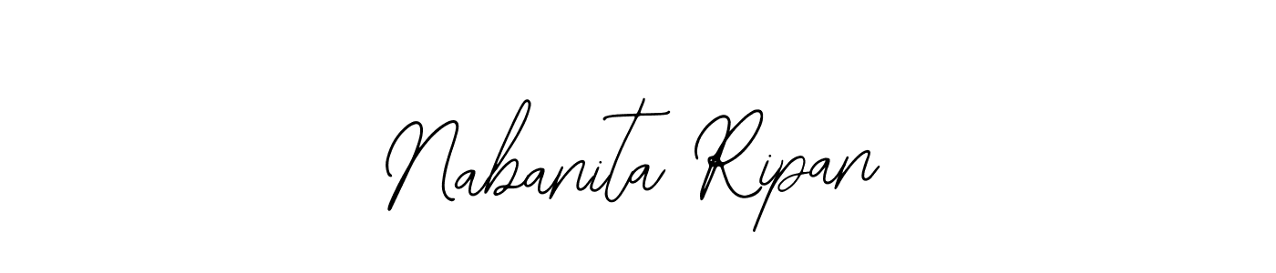 This is the best signature style for the Nabanita Ripan name. Also you like these signature font (Bearetta-2O07w). Mix name signature. Nabanita Ripan signature style 12 images and pictures png