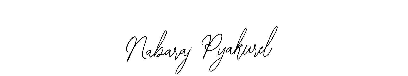 Use a signature maker to create a handwritten signature online. With this signature software, you can design (Bearetta-2O07w) your own signature for name Nabaraj Pyakurel. Nabaraj Pyakurel signature style 12 images and pictures png