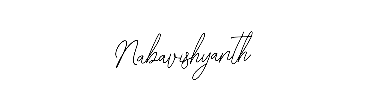 Create a beautiful signature design for name Nabavishyanth. With this signature (Bearetta-2O07w) fonts, you can make a handwritten signature for free. Nabavishyanth signature style 12 images and pictures png