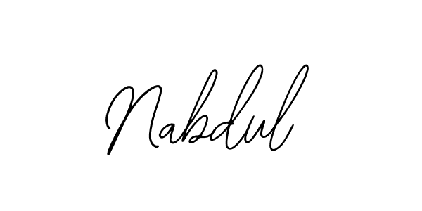 Best and Professional Signature Style for Nabdul. Bearetta-2O07w Best Signature Style Collection. Nabdul signature style 12 images and pictures png