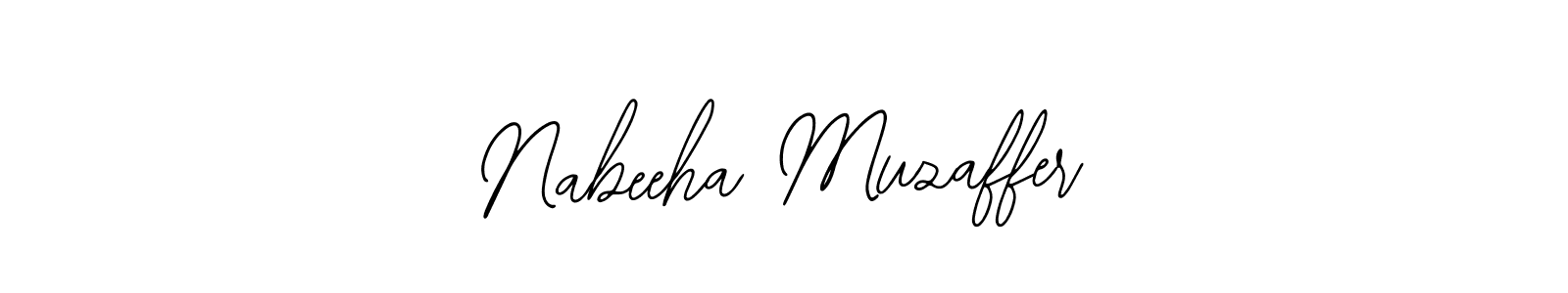 This is the best signature style for the Nabeeha Muzaffer name. Also you like these signature font (Bearetta-2O07w). Mix name signature. Nabeeha Muzaffer signature style 12 images and pictures png