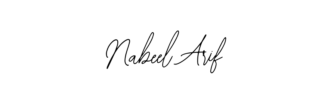 Make a beautiful signature design for name Nabeel Arif. With this signature (Bearetta-2O07w) style, you can create a handwritten signature for free. Nabeel Arif signature style 12 images and pictures png