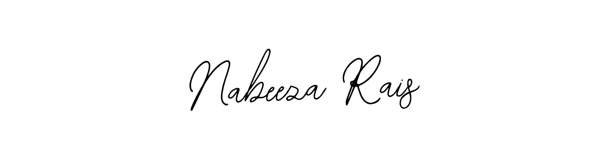 Make a beautiful signature design for name Nabeeza Rais. Use this online signature maker to create a handwritten signature for free. Nabeeza Rais signature style 12 images and pictures png