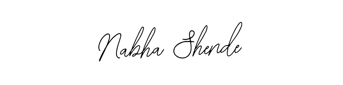 Also You can easily find your signature by using the search form. We will create Nabha Shende name handwritten signature images for you free of cost using Bearetta-2O07w sign style. Nabha Shende signature style 12 images and pictures png