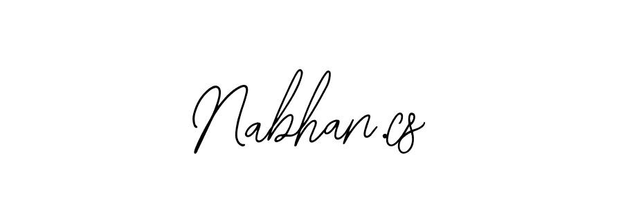 How to Draw Nabhan.cs signature style? Bearetta-2O07w is a latest design signature styles for name Nabhan.cs. Nabhan.cs signature style 12 images and pictures png