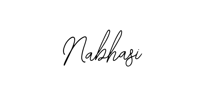 Bearetta-2O07w is a professional signature style that is perfect for those who want to add a touch of class to their signature. It is also a great choice for those who want to make their signature more unique. Get Nabhasi name to fancy signature for free. Nabhasi signature style 12 images and pictures png