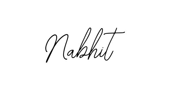 Here are the top 10 professional signature styles for the name Nabhit. These are the best autograph styles you can use for your name. Nabhit signature style 12 images and pictures png