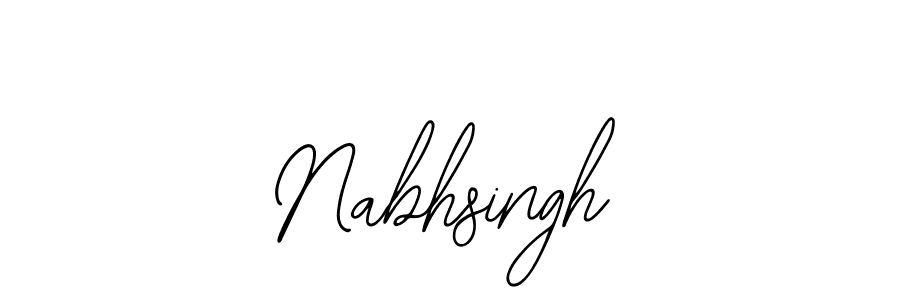 How to Draw Nabhsingh signature style? Bearetta-2O07w is a latest design signature styles for name Nabhsingh. Nabhsingh signature style 12 images and pictures png