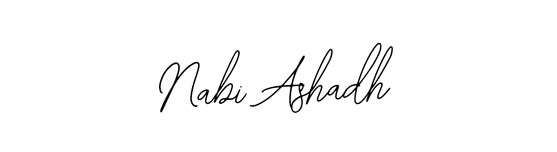 The best way (Bearetta-2O07w) to make a short signature is to pick only two or three words in your name. The name Nabi Ashadh include a total of six letters. For converting this name. Nabi Ashadh signature style 12 images and pictures png